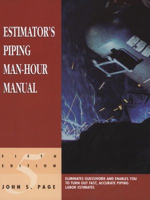 cover image of Estimator's Piping Man-Hour Manual